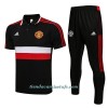 Polo De Entrenamiento Manchester United 2022-23 Negra Roja Blanca - Hombre